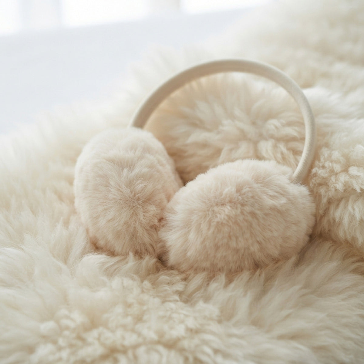 Women's Faux-Fur Earmuffs lifestyle photo