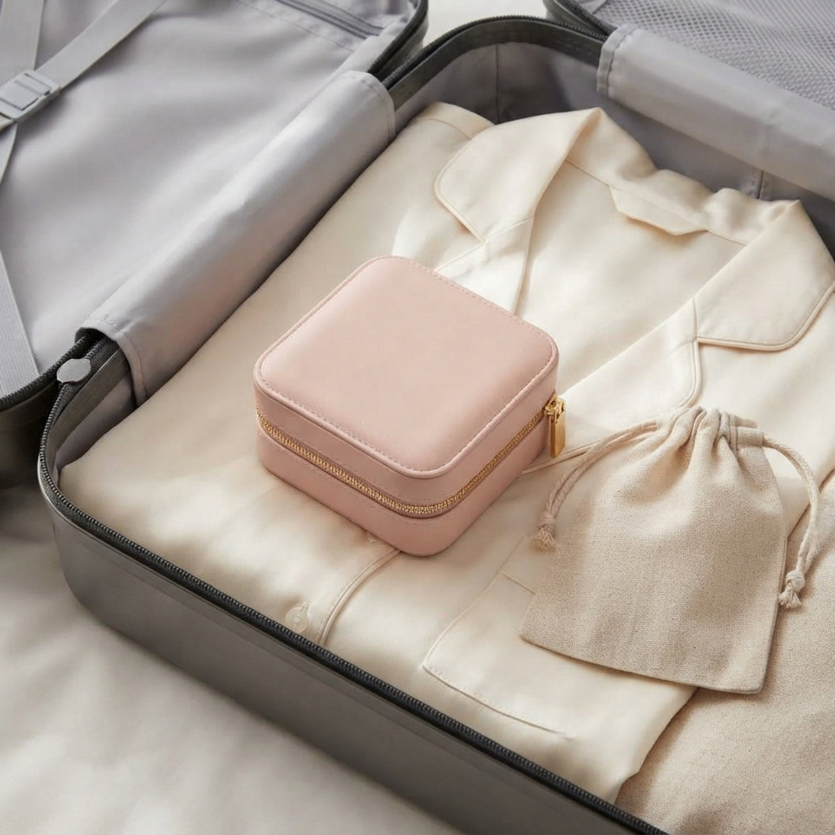 Women's Travel Jewelry Case lifestyle photo
