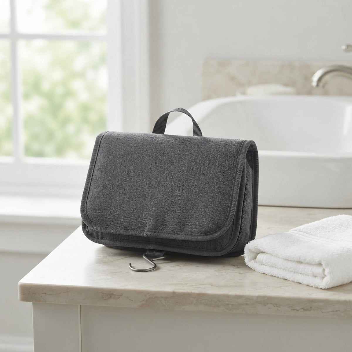Men's Hanging Toiletry Kit with Hook lifestyle photo