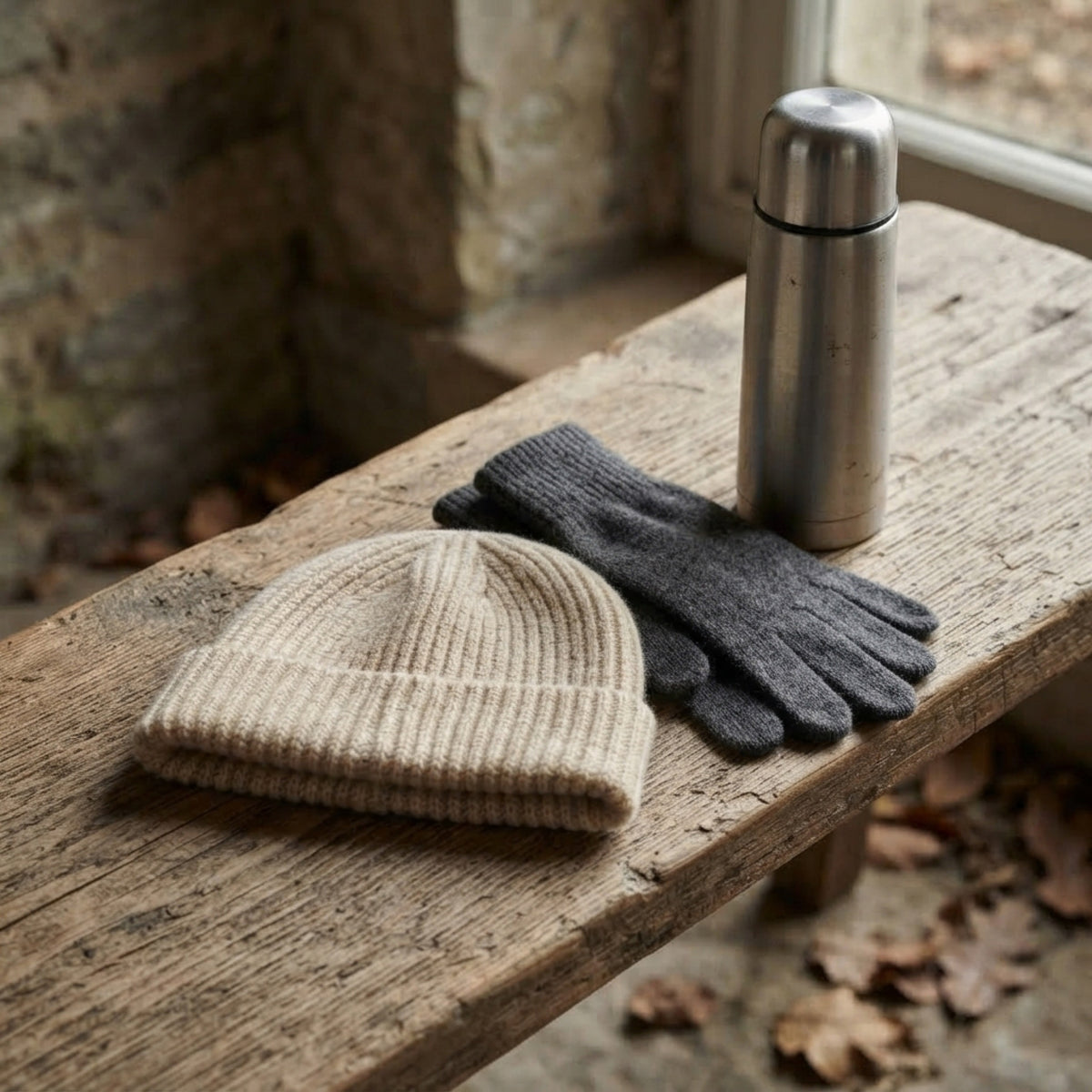 Men's Ribbed Fisherman Beanie lifestyle photo