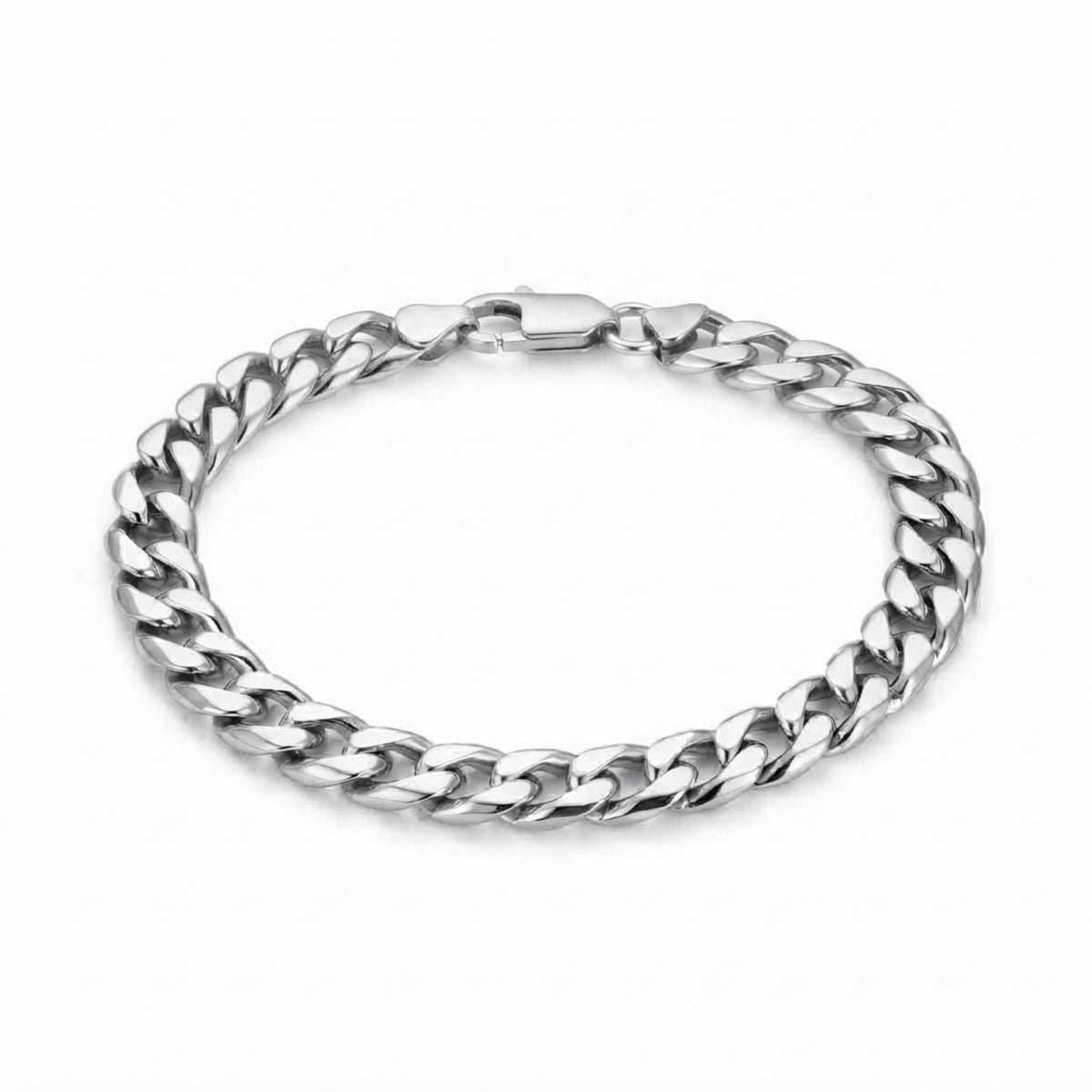 Men's Stainless Curb Chain Bracelet alternate view