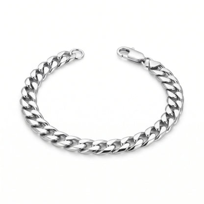 Men's Stainless Curb Chain Bracelet