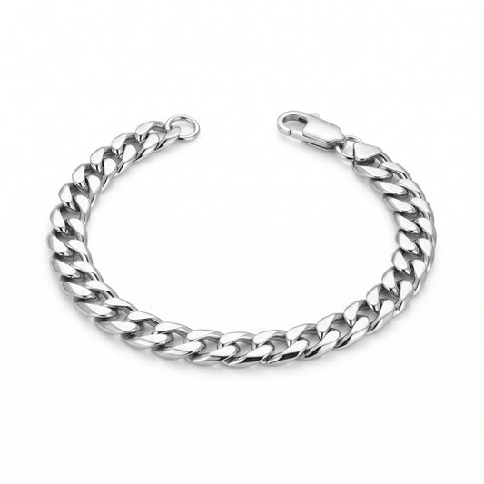 Men's Stainless Curb Chain Bracelet