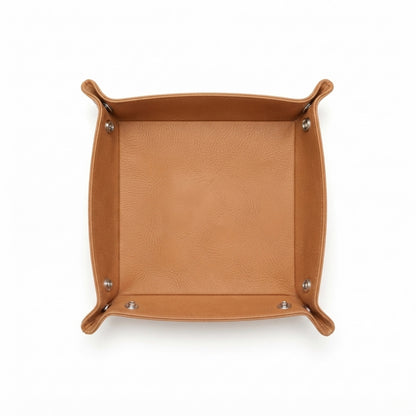 Men's Faux-Leather Valet Tray back view