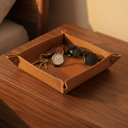 Men's Faux-Leather Valet Tray lifestyle photo