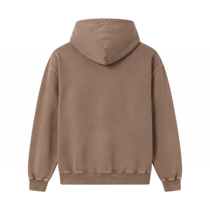 Men's Heavyweight Garment-Dyed Pullover Hoodie back view