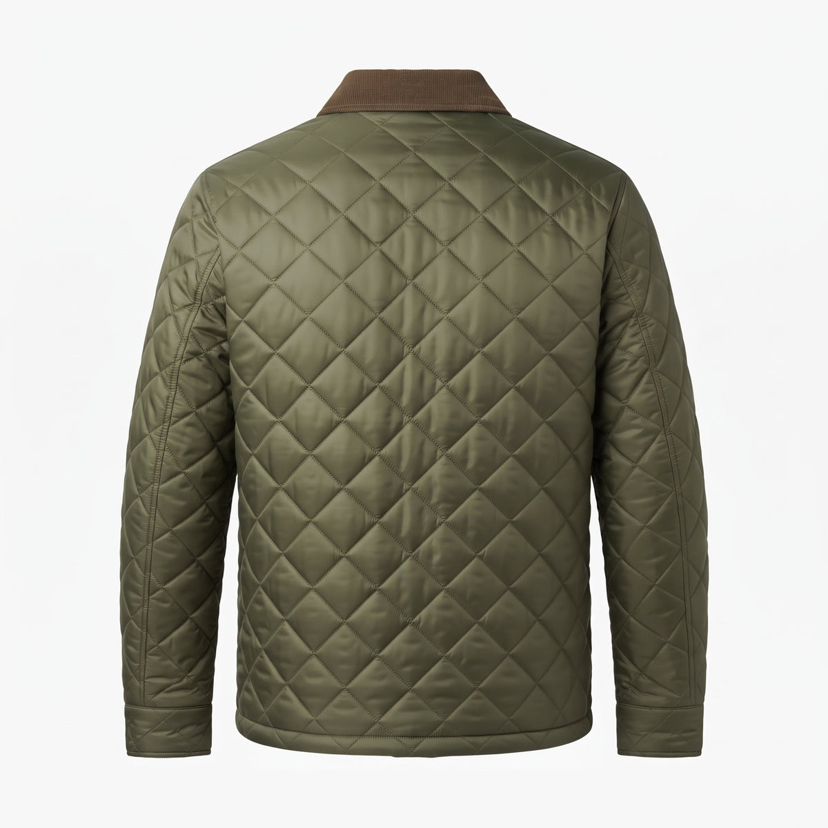 Men's Diamond-Quilted Liner Jacket back view