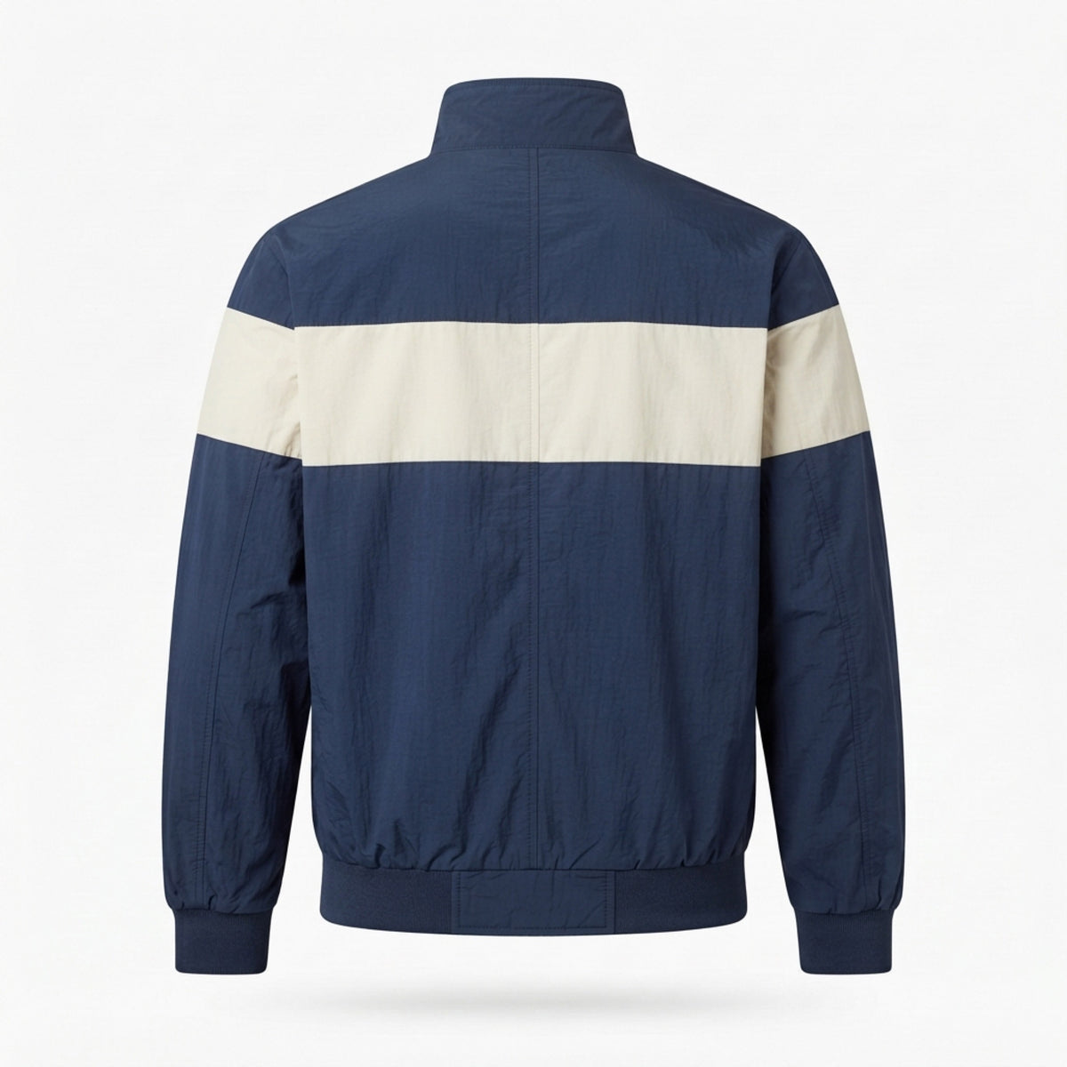 Men's Colorblock Nylon Track Jacket back view