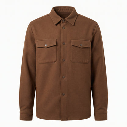Men's Brushed Twill Overshirt