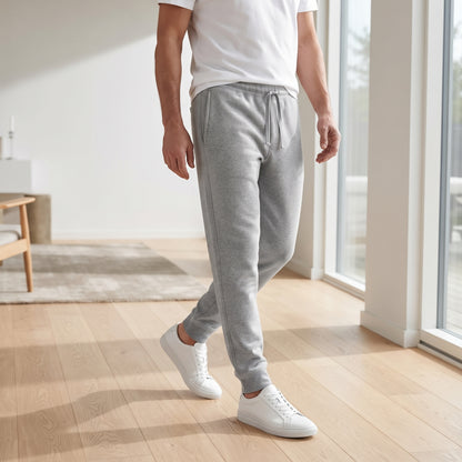 Men's Tapered Fleece Joggers lifestyle photo
