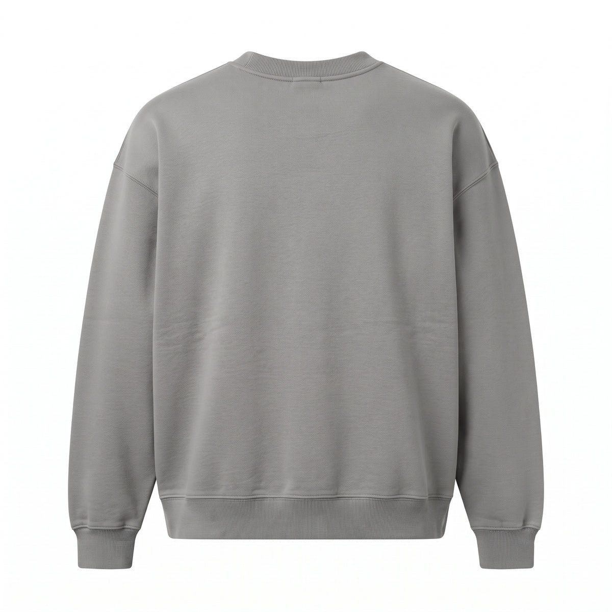 Men's Oversized Heavyweight Cotton Crewneck back view
