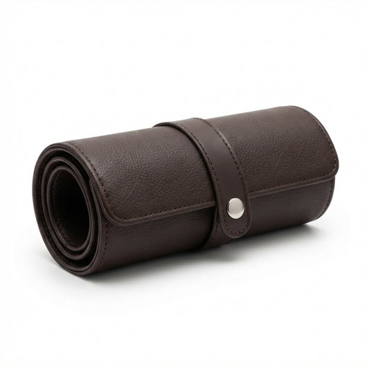 Men's Faux-Leather Watch Roll