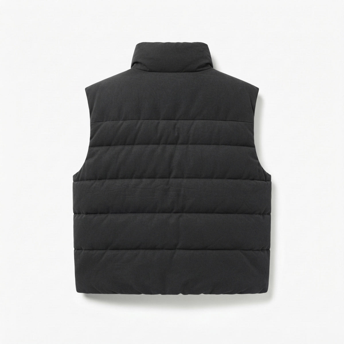 Men's Cropped Puffer Vest back view