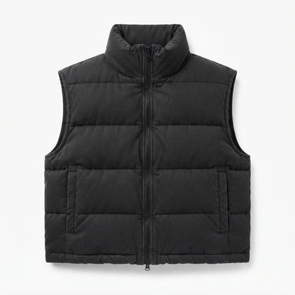 Men's Cropped Puffer Vest