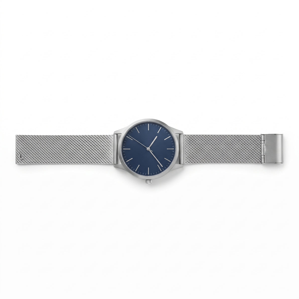 Men's Minimalist Mesh-Strap Analog Watch alternate view