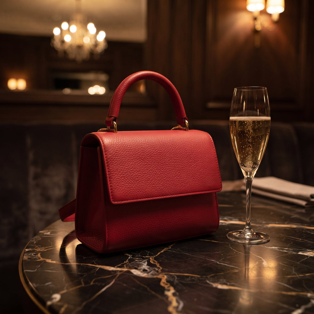 Women's Structured Top-Handle Mini Bag lifestyle photo