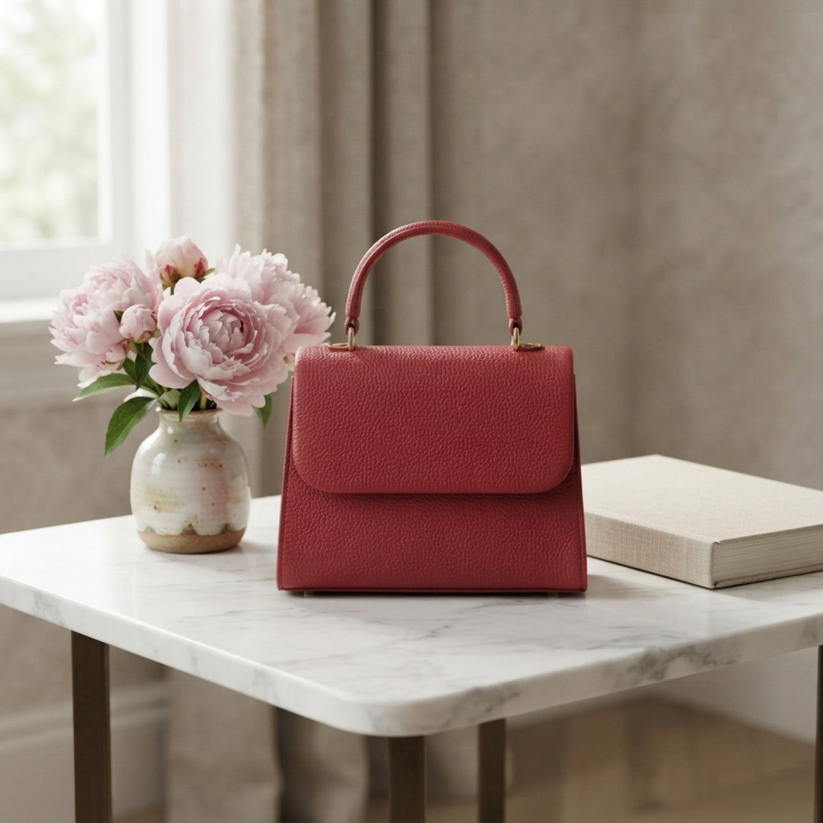 Women's Structured Top-Handle Mini Bag lifestyle photo