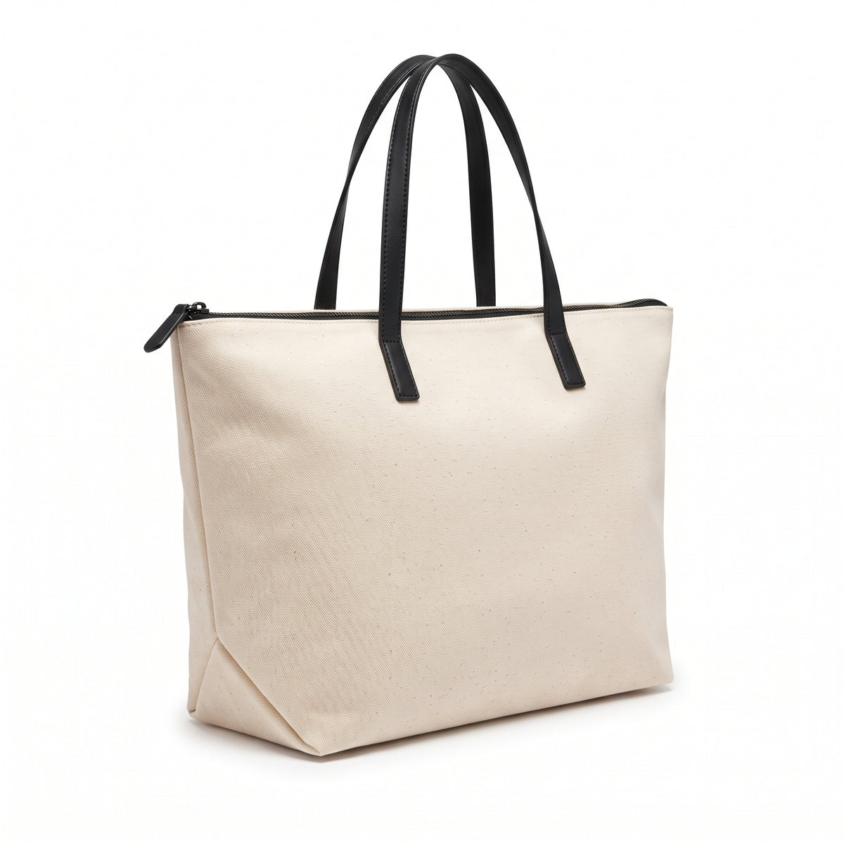 Women's Oversized Canvas Zip Tote alternate view