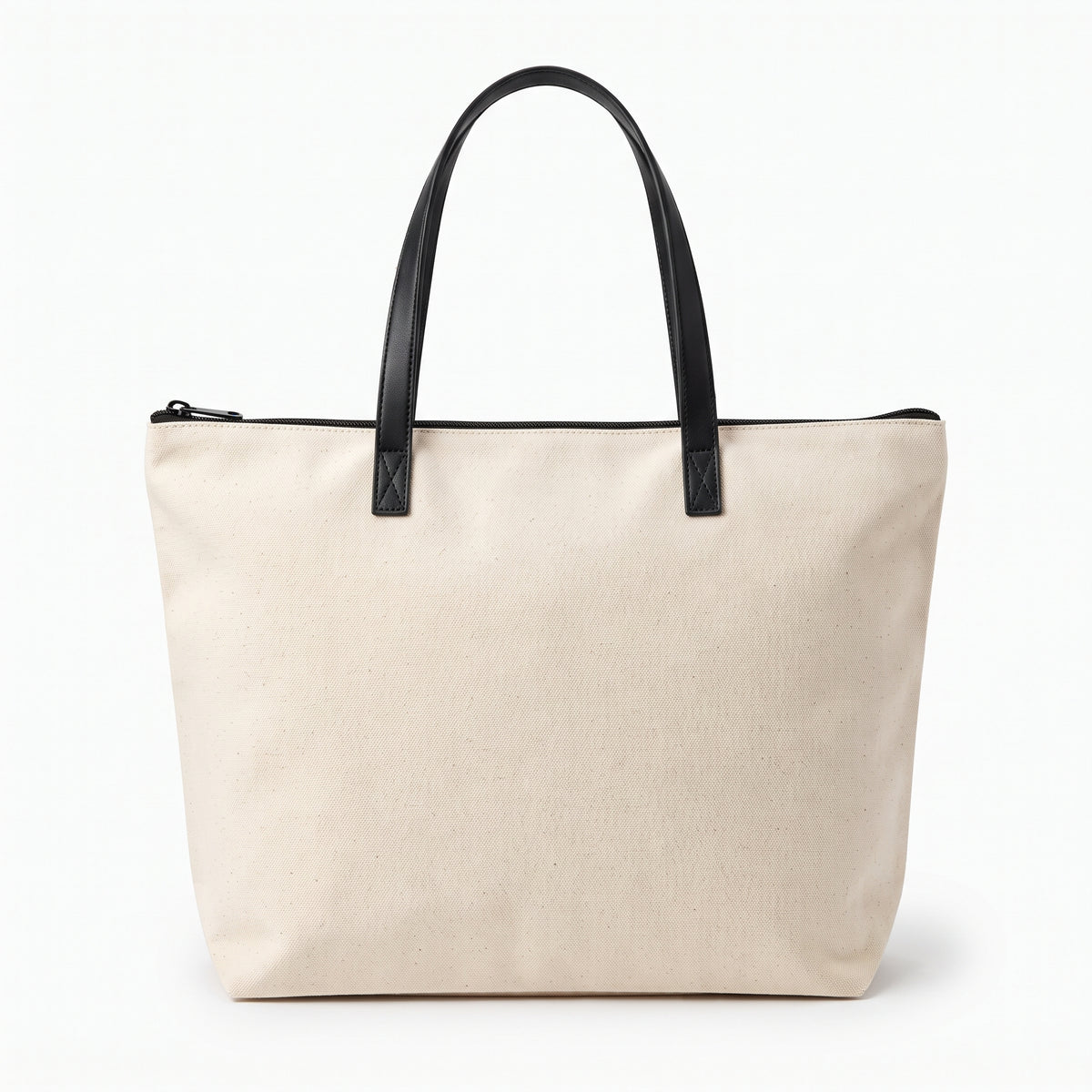 Women's Oversized Canvas Zip Tote