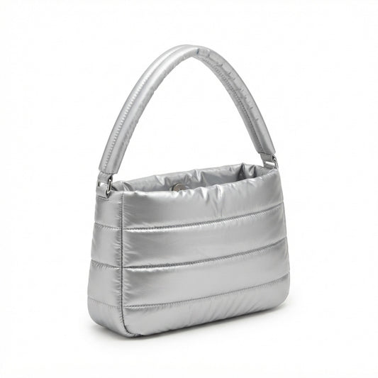 Women's Quilted Puffer Shoulder Bag