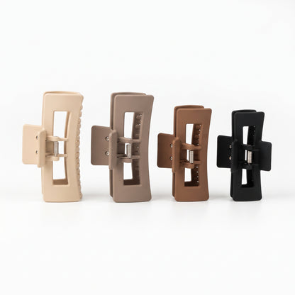Women's Matte Claw Clip Set (4-Piece)