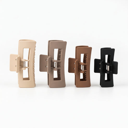 Women's Matte Claw Clip Set (4-Piece)