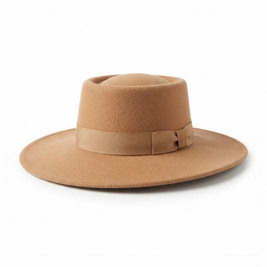 Women's Wool-Blend Wide-Brim Felt Hat
