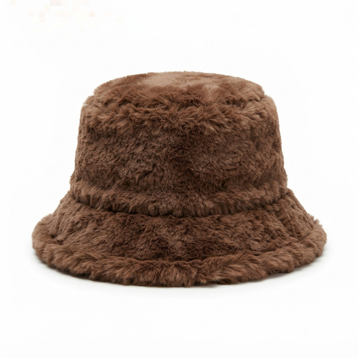 Women's Fuzzy Faux-Fur Bucket Hat