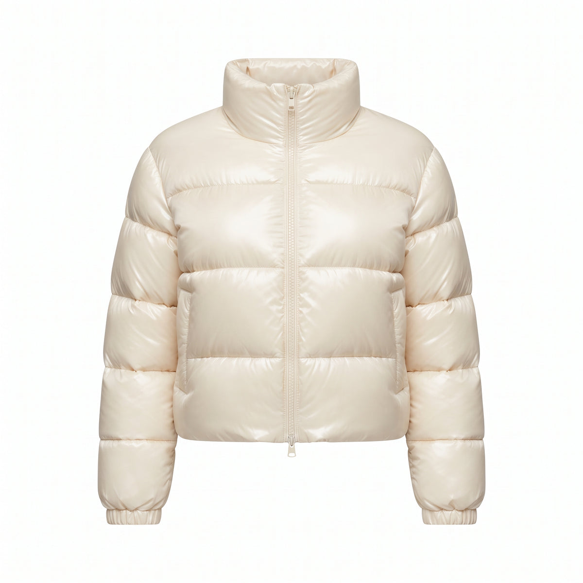 Women's Cropped Quilted Puffer Jacket