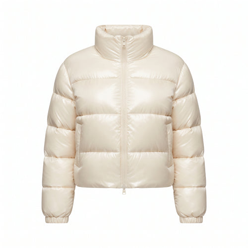 Women's Cropped Quilted Puffer Jacket