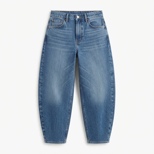 Women's Barrel-Leg Jeans