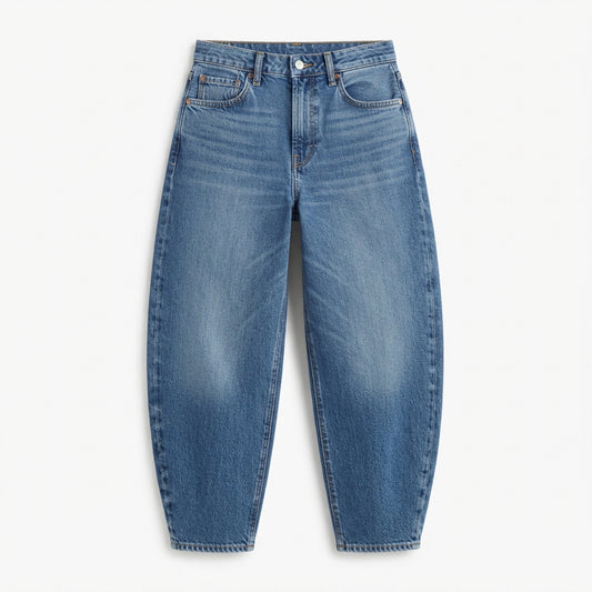 Women's Barrel-Leg Jeans