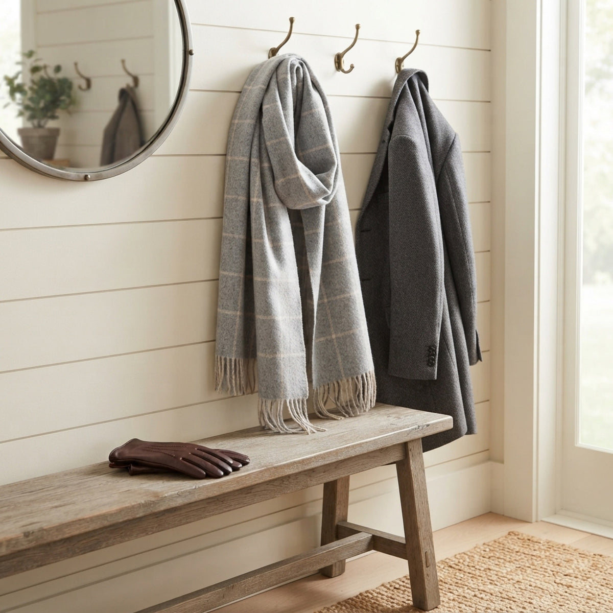Women's Oversized Blanket Scarf lifestyle photo