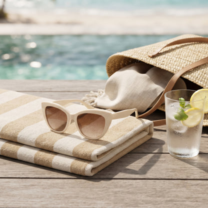 Women's Oversized Cat-Eye Sunglasses lifestyle photo
