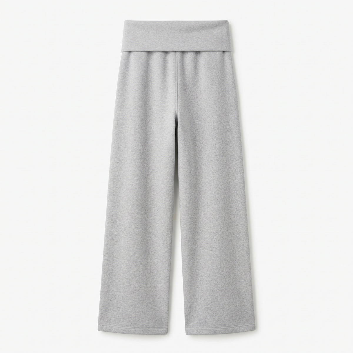 Women's Wide-Leg Fleece Sweatpants back view