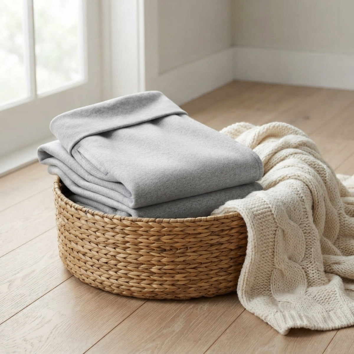 Women's Wide-Leg Fleece Sweatpants lifestyle photo