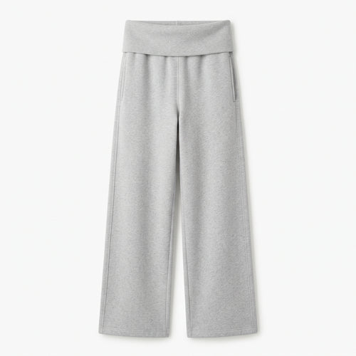 Women's Wide-Leg Fleece Sweatpants