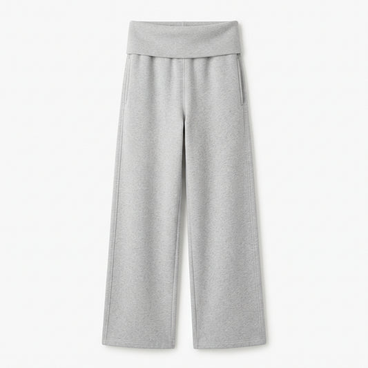 Women's Wide-Leg Fleece Sweatpants