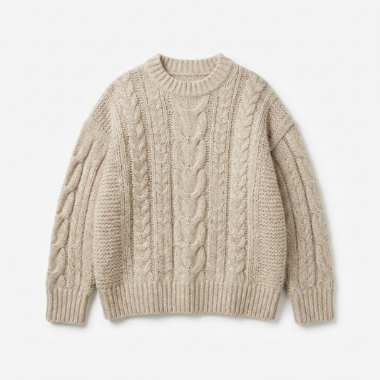 Women's Oversized Cable Knit Sweater