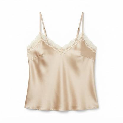 Women's Lace-Trim Satin Cami