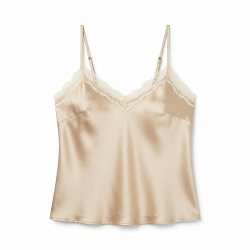 Women's Lace-Trim Satin Cami