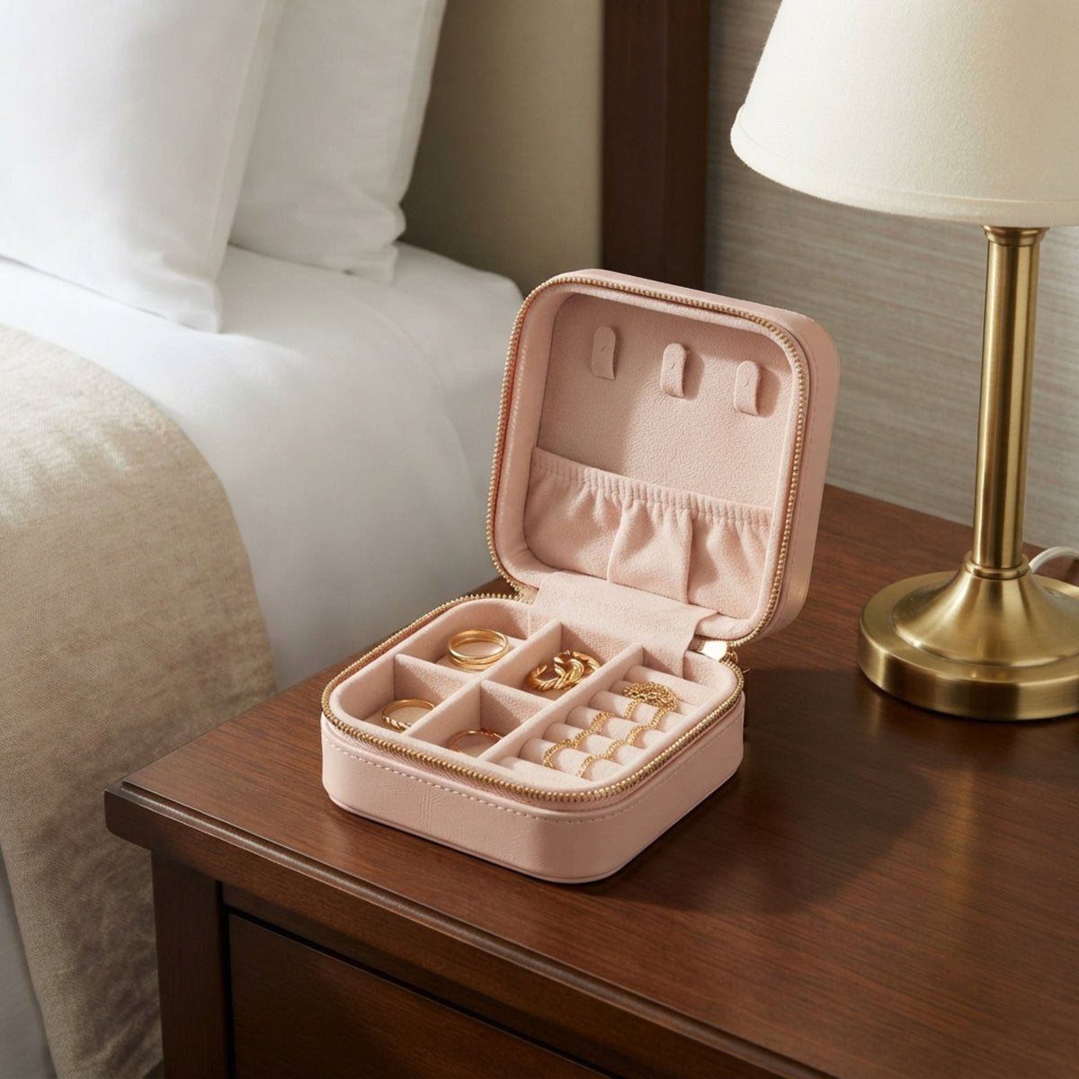Women's Travel Jewelry Case lifestyle photo